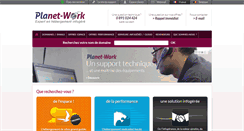 Desktop Screenshot of planet-work.com