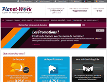 Tablet Screenshot of planet-work.com