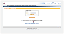 Desktop Screenshot of clients.planet-work.com