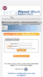 Mobile Screenshot of clients.planet-work.com