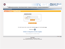 Tablet Screenshot of clients.planet-work.com